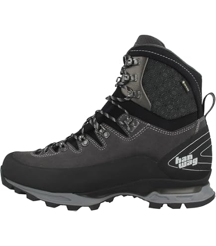 Amazon.com | Hanwag Alverstone II GTX Boots (Black/Red, 10